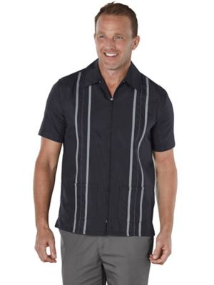 Haband - Men's Zip Front Panel Shirt